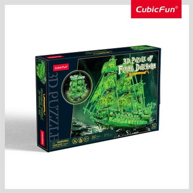 Cubic Fun, Latający Holender, puzzle 3D, świecące w ciemności, 360 elementów