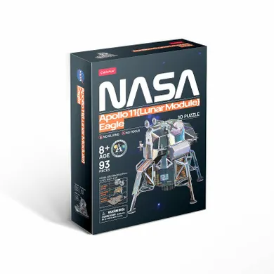 Cubic Fun, NASA, Moduł Księżycowy Apollo 11, puzzle 3D, 93 elementy