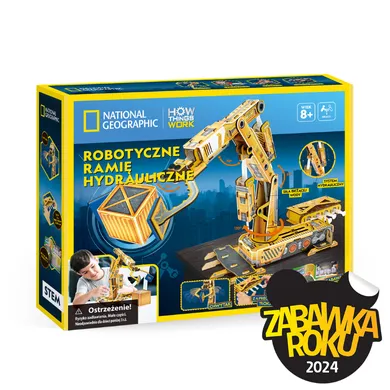 Cubic Fun, National Geographic, Robotyczne ramię hydrauliczne, puzzle 3D