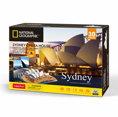 Cubic Fun, National Geographic, Sydney, puzzle 3D, 86 elementów