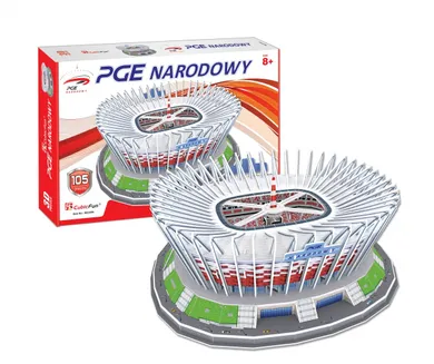 Cubic Fun, Stadion PGE Narodowy, puzzle 3D, 105 elementów