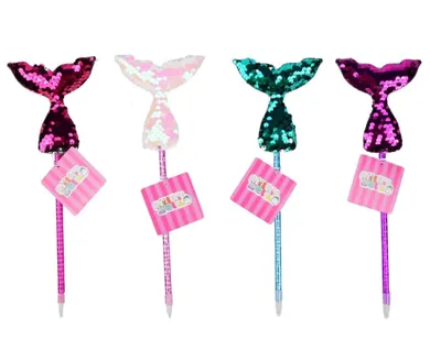 Cubie Squad, długopis, cekinowa syrenka