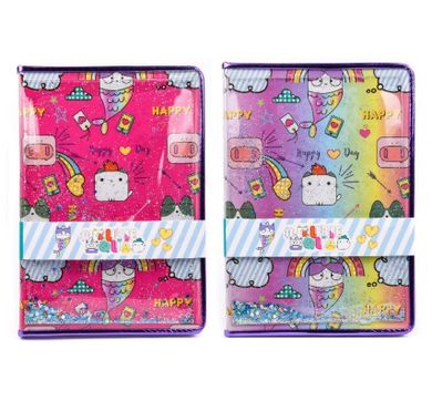 Cubie Squad, Happy, notes, brokatowy, 1 szt.