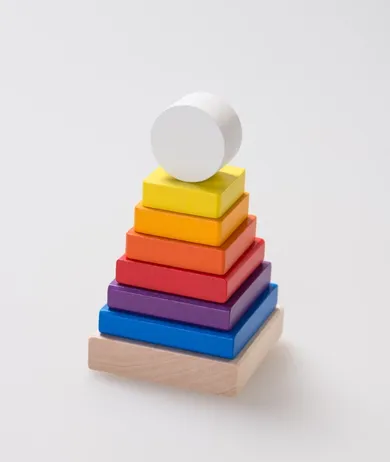Cubika, Wieża, zabawka drewniana, 8 elementów