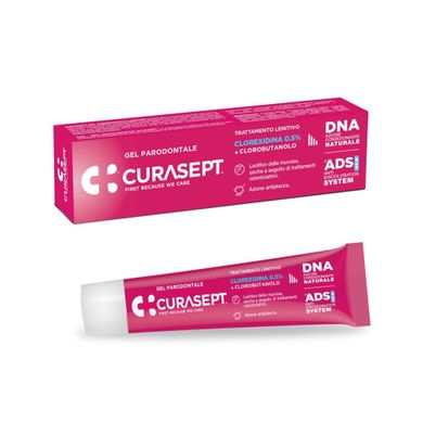 Curasept, żel parodontal 0,5% CHX, ADS350 + DNA - RELIEF PRO, z Chlorobutanolem, 30 ml