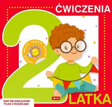 Ćwiczenia 2-latka z naklejkami