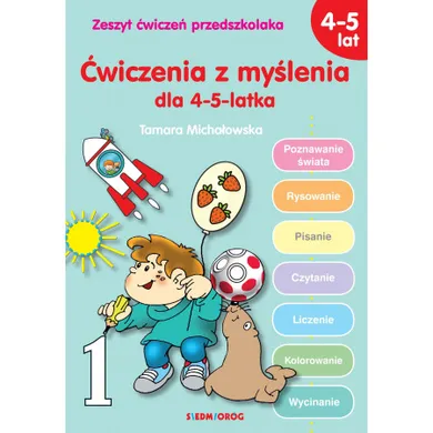 Ćwiczenia z myślenia dla 4-5-latka