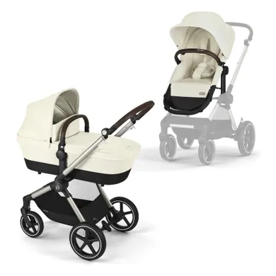 Cybex, Eos Lux, TPE, wózek wielofunkcyjny 2w1, Seashell Beige