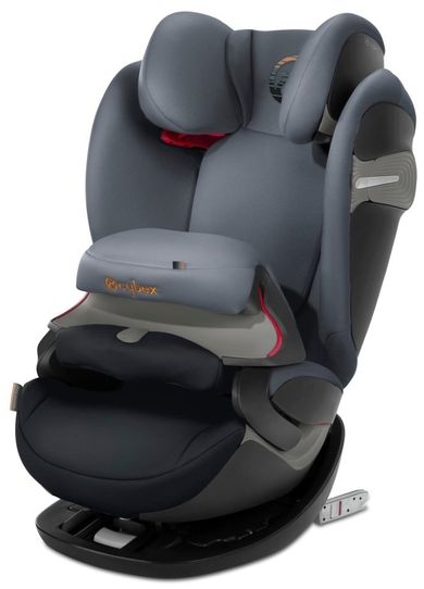 Cybex, Pallas S-Fix, fotelik samochodowy, Pepper Black, Dark Grey, 9-36 kg