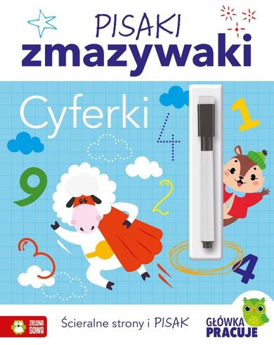 Cyferki. Pisaki zmazywaki
