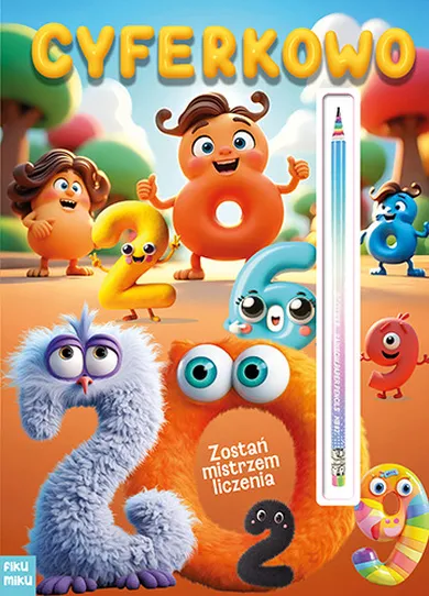 Cyferkowo z tęczowym ołówkiem