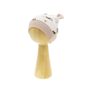 Czapka chłopięca, beżowa, Nicol