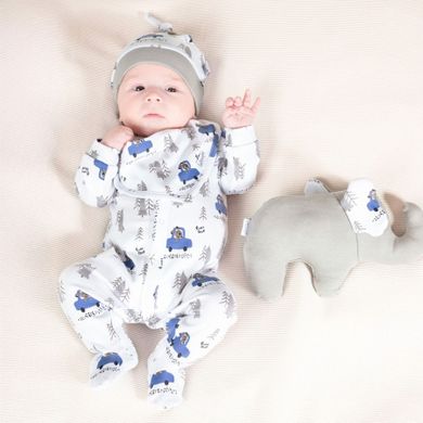 Czapka chłopięca, biała, Nicol