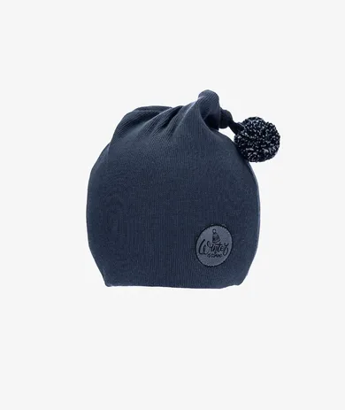 Czapka chłopięca, granatowa, Iltom