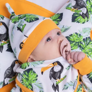 Czapka chłopięca, mix, tukan, Nicol