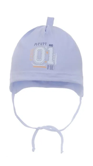 Czapka chłopięca, niebieska, Ambra