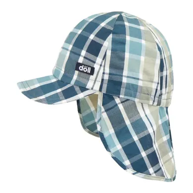 Czapka chłopięca safari, niebieska, Döll
