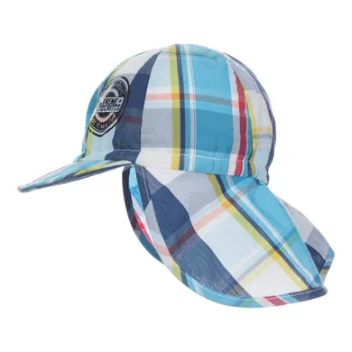 Czapka chłopięca safari, niebieska, Döll