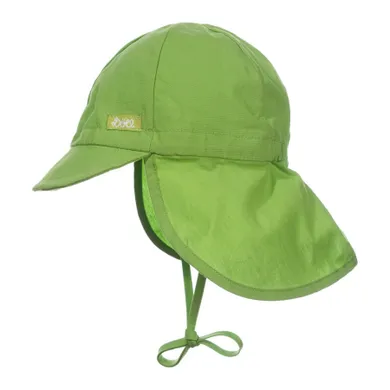 Czapka chłopięca safari, wiązana, zielona, Döll