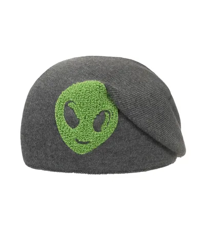 Czapka chłopięca, szara, alien, Döll