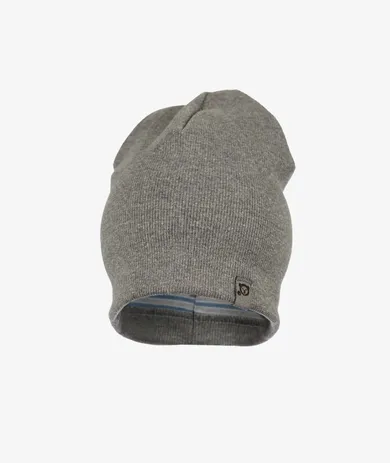 Czapka chłopięca, szara, beanie, Iltom