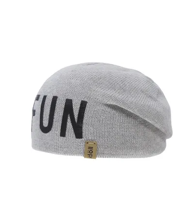 Czapka chłopięca, szara, Fun, Döll