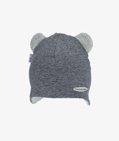 Czapka chłopięca, szara, Iltom