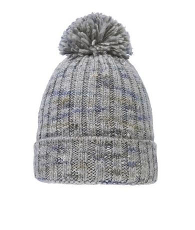 Czapka chłopięca, szara, pompon, Döll