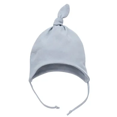 Czapka chłopięca, wiązana, niebieska, Hello, Pinokio