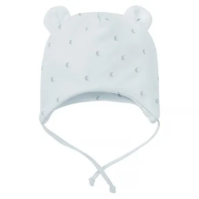 Czapka chłopięca, wiązana, niebieska, Pinokio