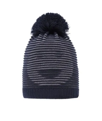 Czapka chłopięca z pomponem, mix, Döll