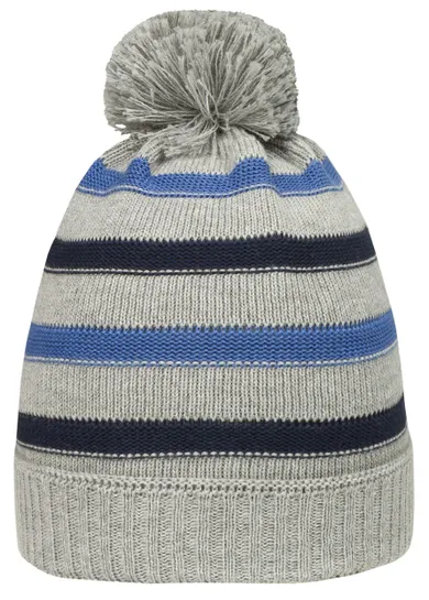 Czapka chłopięca z pomponem, szara, Döll