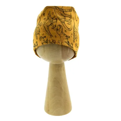 Czapka chłopięca, żółta, Nicol