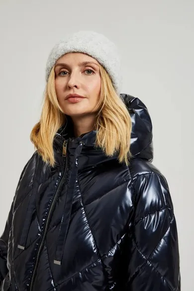 Czapka damska, różowa, Moodo