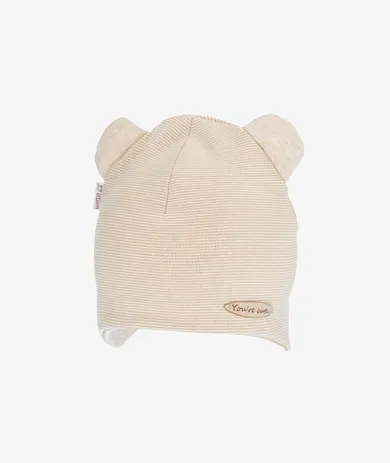 Czapka dziecięca, beżowa, Iltom
