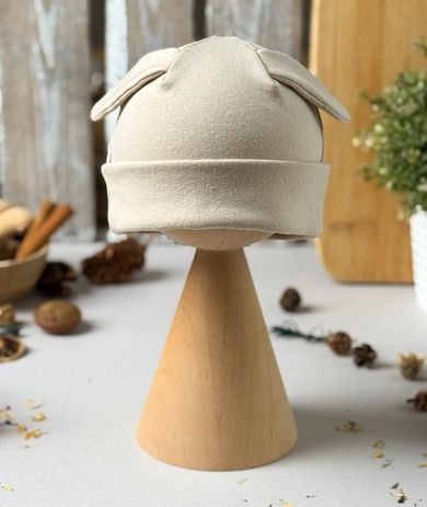 Czapka dziecięca, beżowa, Iltom