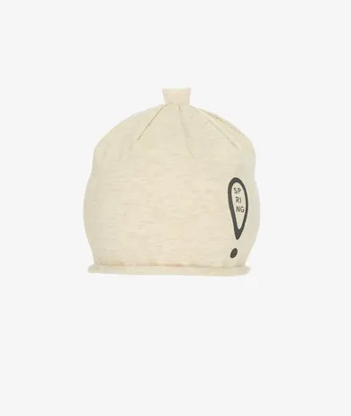 Czapka dziecięca, beżowa, Spring, Iltom