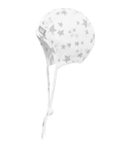 Czapka dziecięca, biała, gwiazdy, Döll