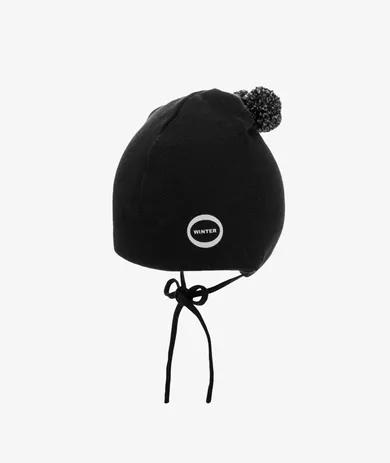 Czapka dziecięca, czarna, Iltom