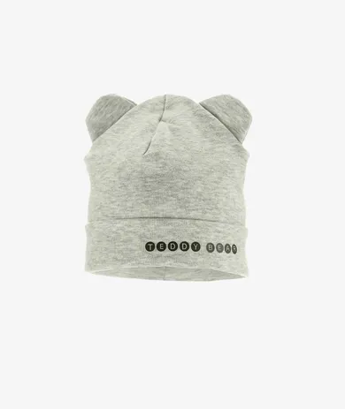 Czapka dziecięca, jasnoszara, Iltom