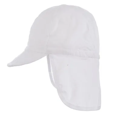 Czapka dziecięca safari, biała, Döll