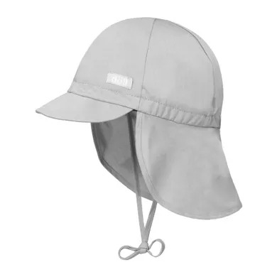 Czapka dziecięca safari, wiązana, szara, Döll
