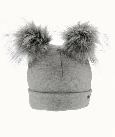 Czapka dziecięca, szara, Iltom