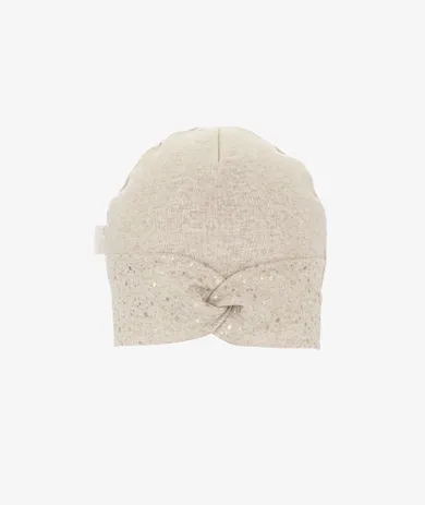 Czapka dziewczęca, beżowa, Iltom