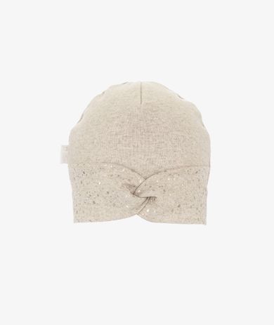 Czapka dziewczęca, beżowa, Iltom