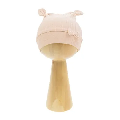 Czapka dziewczęca, beżowa, Nicol
