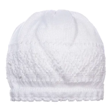 Czapka dziewczęca, biała, Döll