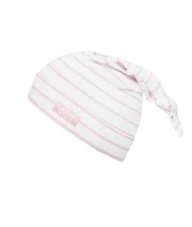 Czapka dziewczęca, biało-różowa, Döll