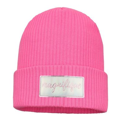 Czapka dziewczęca, ciemnoróżowa, Ambra