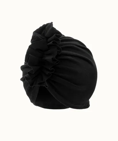 Czapka dziewczęca, czarna, Iltom